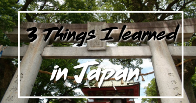 3 things i learned japan